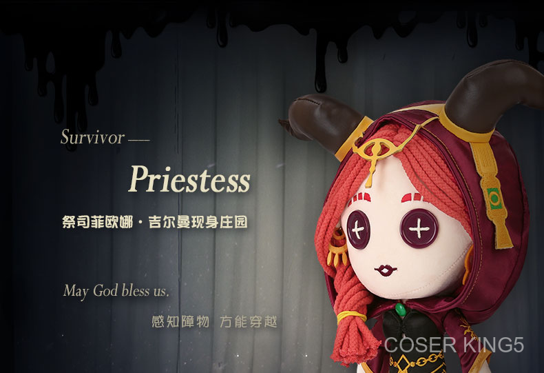 official-original-game-identity-v-priestess-fiona-gilman-cosplay-plushie-ตุ๊กตา-ของเล่นแต่งตัวเสื้อผ้าน่ารักคริสต์มาสของ