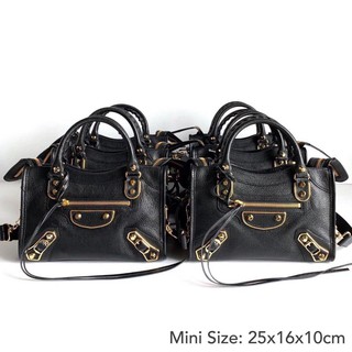 ภาพหน้าปกสินค้า[FLASH SALE] Balenciaga mini city edge ของแท้ 100% [ส่งฟรี] ที่เกี่ยวข้อง