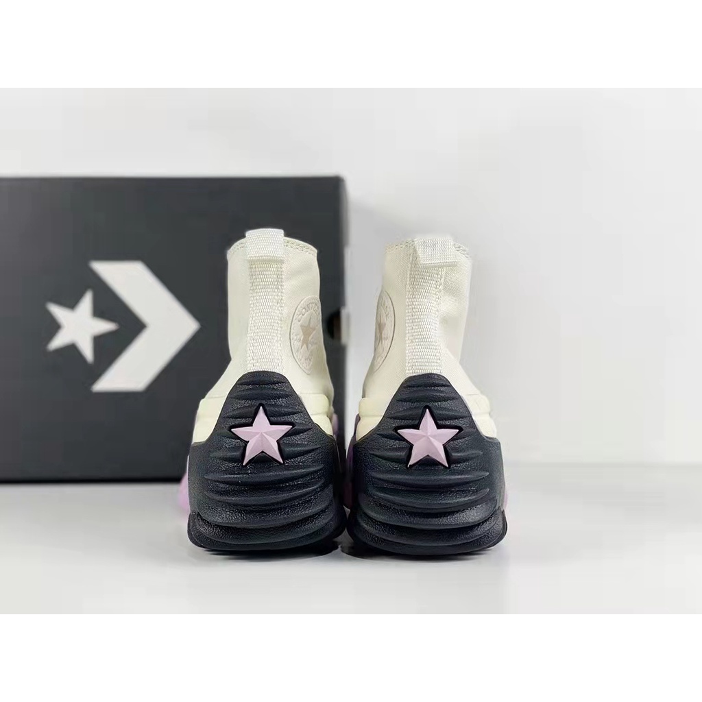 รองเท้าผ้าใบมัฟฟิน-converse-run-star-motion-พื้นหนา-ใส่สบาย-สีขาว-สีม่วง-1343