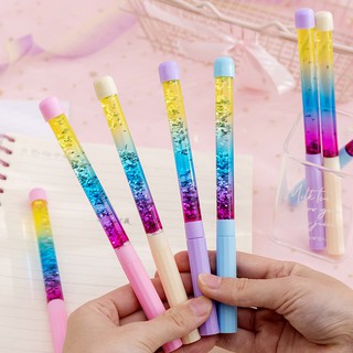 Gel pen stationery bright sand pen small fresh fairy stick magic wand