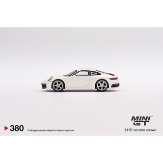 Mini GT No. 380 Porsche 911 (992) Carrera S WhitE