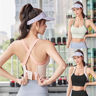 ✨รุ่นใหม่✨Sport Bra YOGA-628 เสื้อบรากีฬาใส่ฟิตเนส ออกกำลังกาย เสื้อบราโยคะ สปอร์บราสายไขว้หลัง