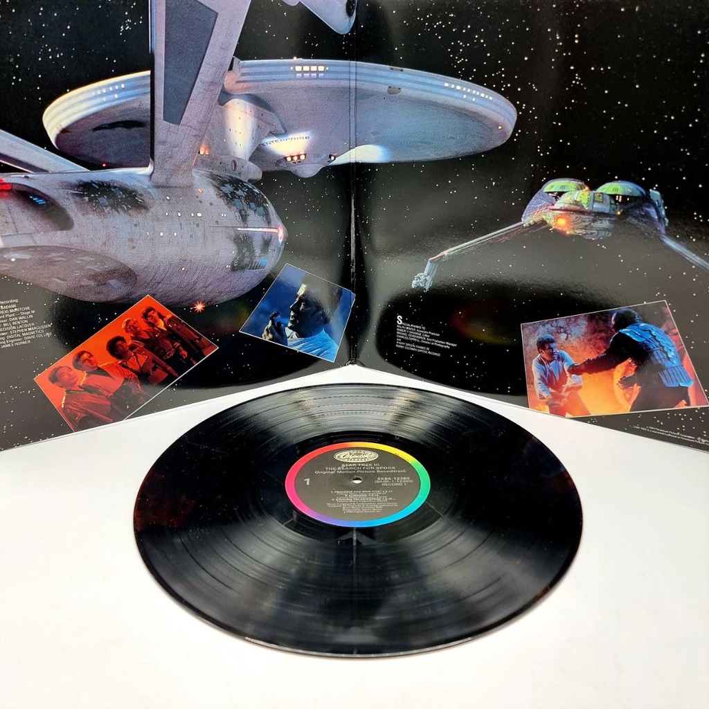 แผ่นเสียงไวนิล Star Trek Soundtrack And Blooper Trek แบบดั้งเดิม ...