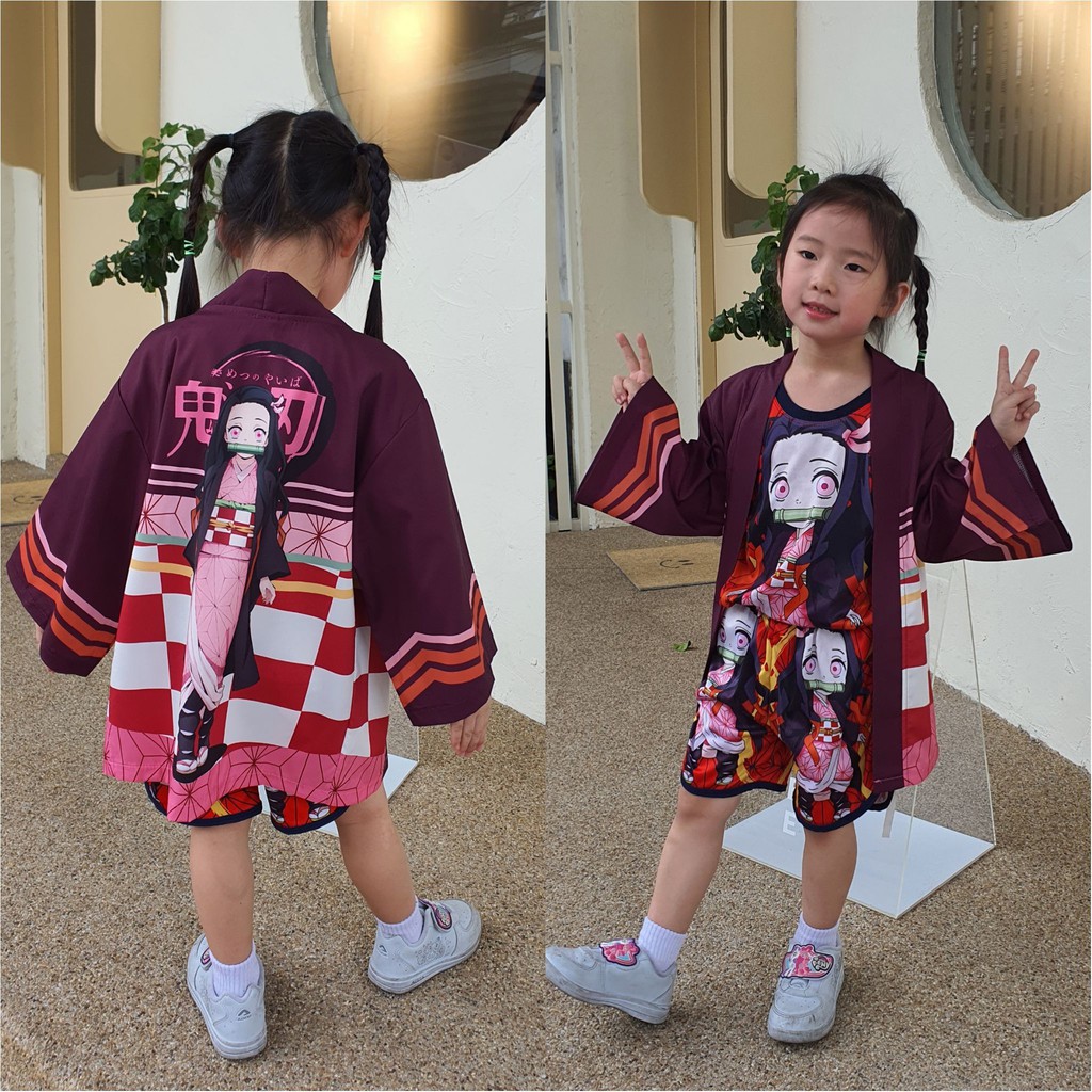 พร้อมส่ง-เสื้อคลุมดาบพิฆาต-เสื้อคลุมเนซึโกะ-เสื้อคลุมคานาเอะ-มีไซส์ให้เลือก