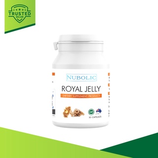 NUBOLIC นมผึ้ง 6% Royal Jelly 1500 mg (30 แคปซูล) จากประเทศออสเตรเลีย สูตรดั้งเดิม