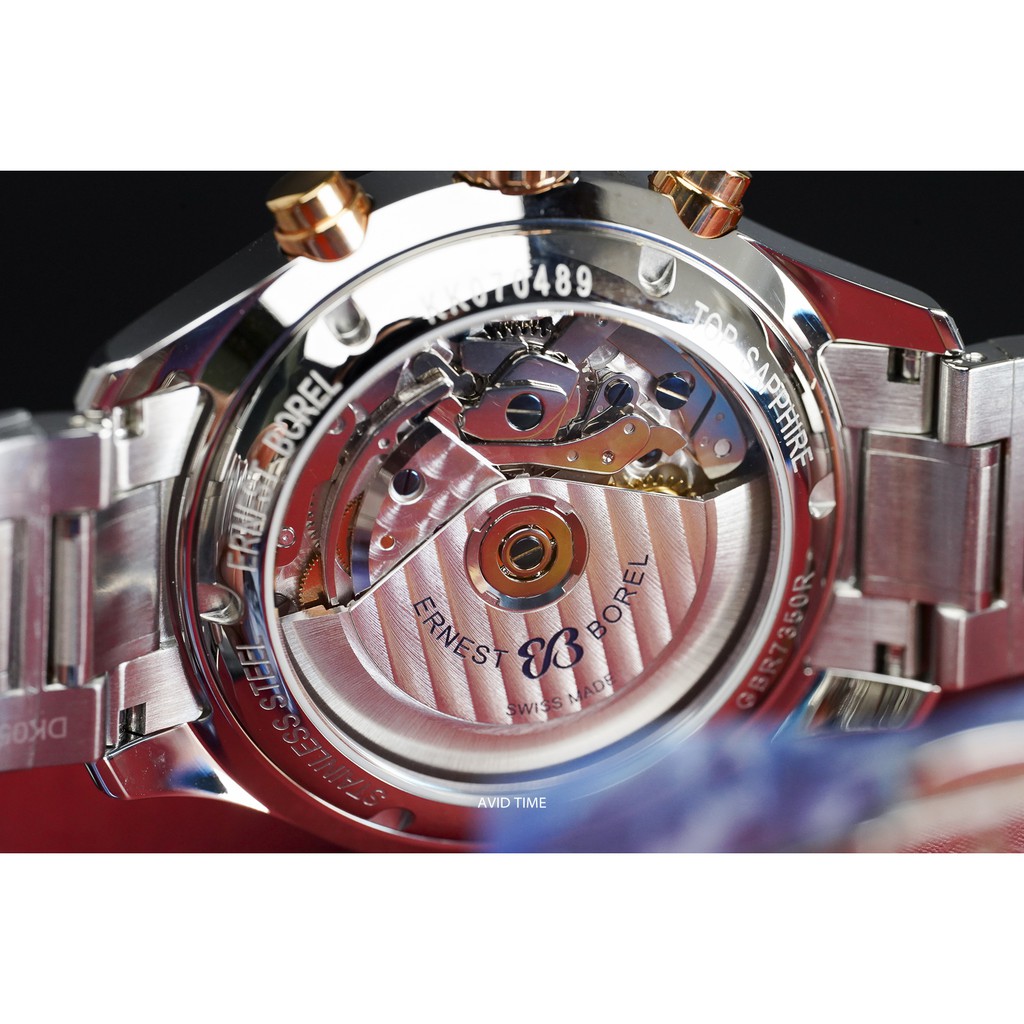 นาฬิกา-ernest-borel-42mm-mechanical-auto-chronograph-bracelet-gbr7350r-242