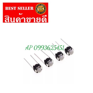 Micro 6*6*4.3มม./6*6*5Mm DIP-2 2pin Tactile Tact Push ปุ่มสวิทช์6X6X4.3มม./6X6X4.3mm 2P