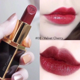 Beauty-Siam แท้ทั้งร้าน !! ลิปสติกขนาดจริง TOM FORD LIP COLOR สี VELVET CHERRY ขนาด 3 G. อ่านรายละเอียดก่อนสั่งซื้อ