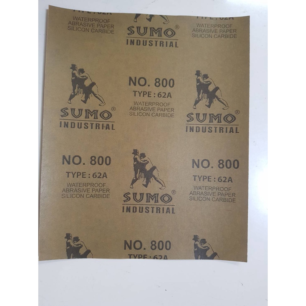 กระดาษทรายน้ำ-sumo-9x11-เบอร์-600-800-1200-กระดาษทรายใช้ขัดเหล็ก-ขัดไม้-ขัดไฟเบอร์