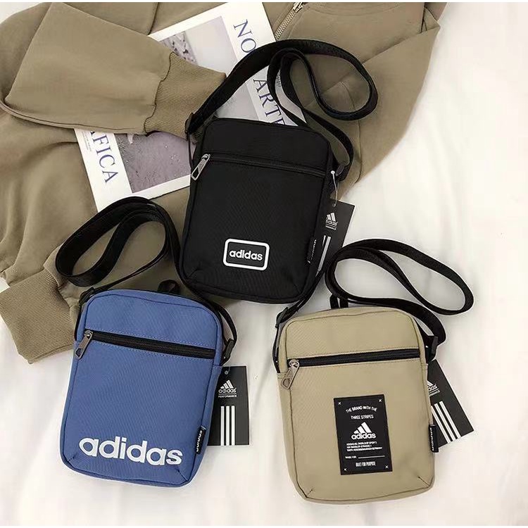 Adidasกระเป๋าสะพายข้าง กระเป๋าแฟชั่น Unisex MiNi Crossbody Bag Shopee Thailand