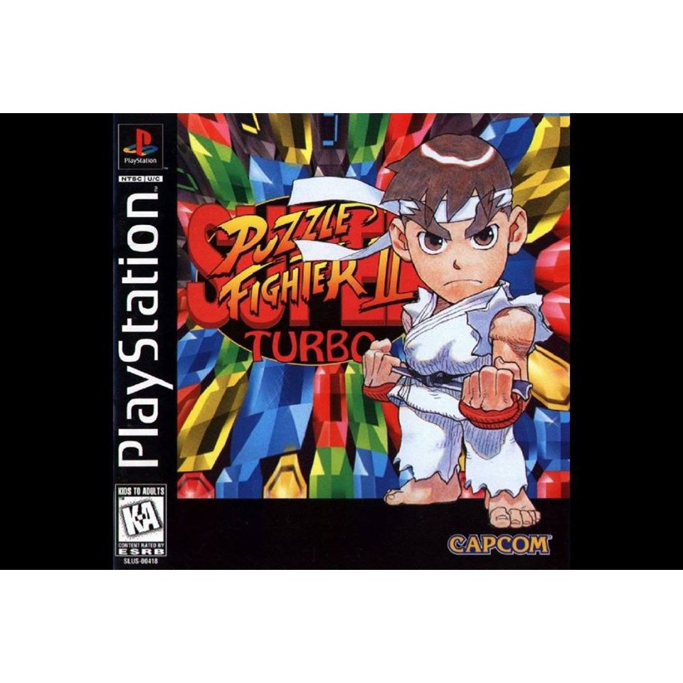 แผ่นเกมส์-ps1-เกมส์ดังในอดีต-super-puzzle-fighter-ii-turbo-สามารถเล่นบนเครื่องps2ได้