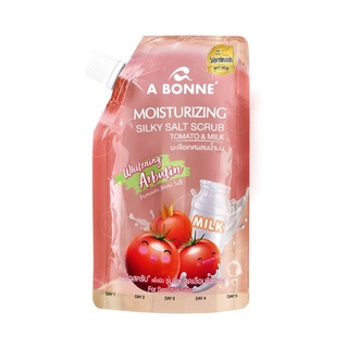 ABONNE moisturizing​  SILKY​ SALT​ SCRUB​ tomato​ &amp;​milk​