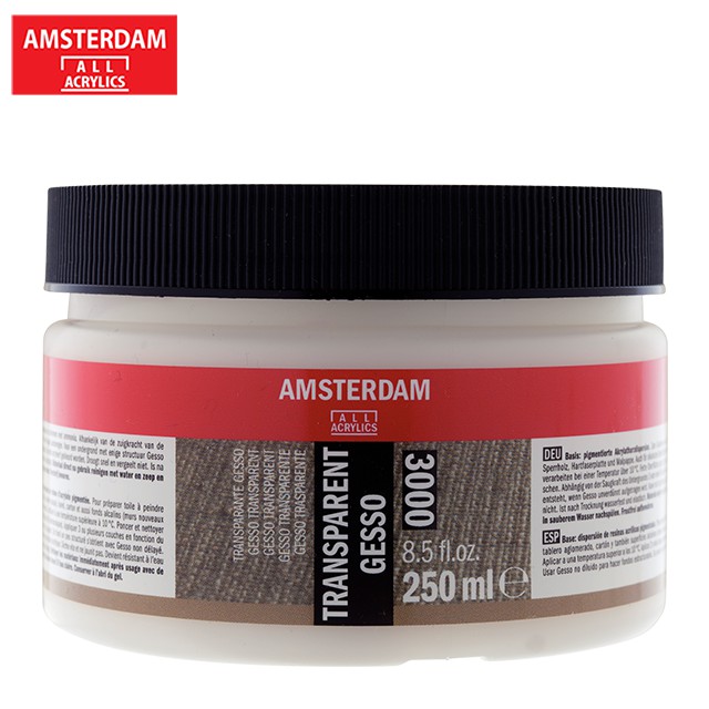 amsterdam-สื่อผสมสีอะครีลิค-gesso-transparent-250ml