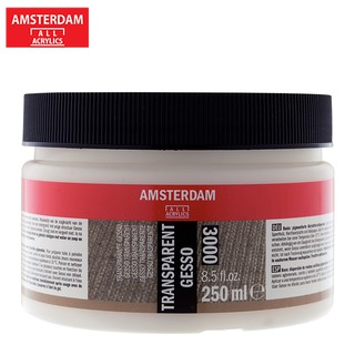 AMSTERDAM สื่อผสมสีอะครีลิค GESSO TRANSPARENT 250ML.