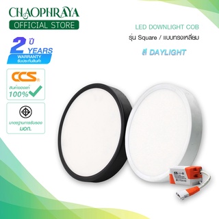 โคมไฟดาวน์ไลท์ LED สีDay Light แบบติดลอย LED MING MOUNTED DOWNLIGHT  รุ่น Round / ทรงกลม แบรนด์ CCS ขนาด 12W / 18W / 24W