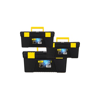 โปรโมชั่น : Deli กล่องใส่เครื่องมือช่าง กล่องเครื่องมือ ขนาด 12 13 14 15 นิ้ว ขนาดใหญ่ แข็งแรง เหนียว ทนทาน Tool Box