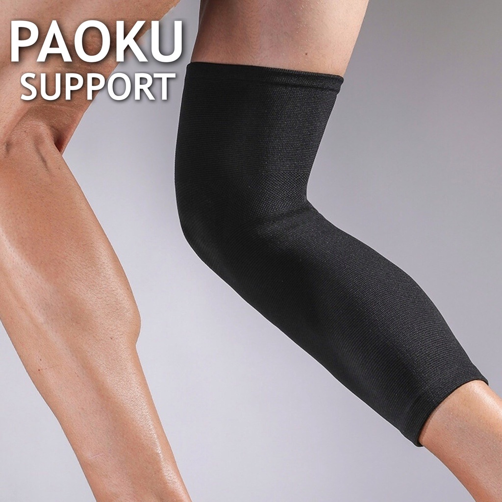 paoku-knee-support-ผ้าสวมซัพพอร์ตหัวเข่าแบบยาว