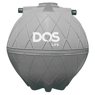 SEPTIC TANK DOS COMPACT GREY 3000L ถังบำบัดน้ำเสีย DOS COMPACT สีเทา 3,000 ลิตร ถังบำบัด แท้งค์น้ำและถังบำบัด งานระบบประ