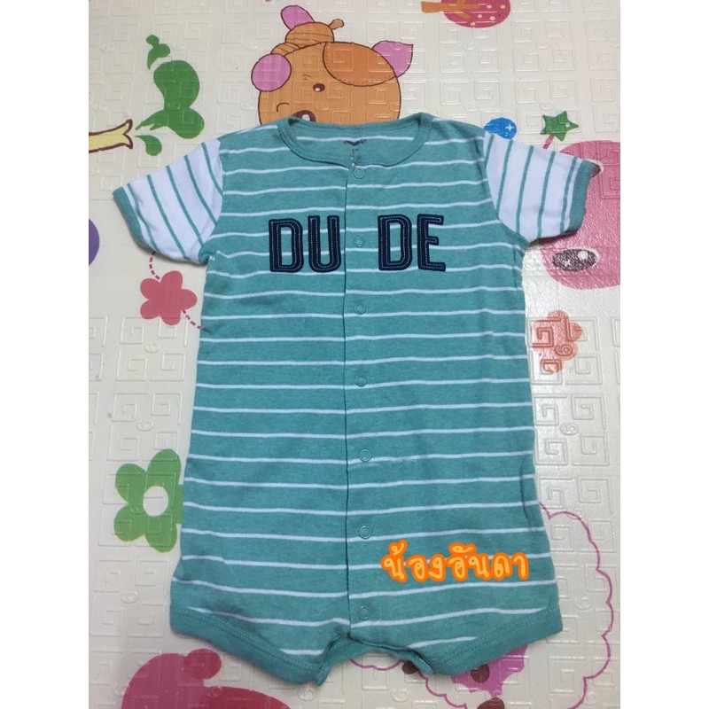 บอดี้สูท รอมเปอร์ Carter’s (Size 12M) สภาพดีคะ Shopee Thailand
