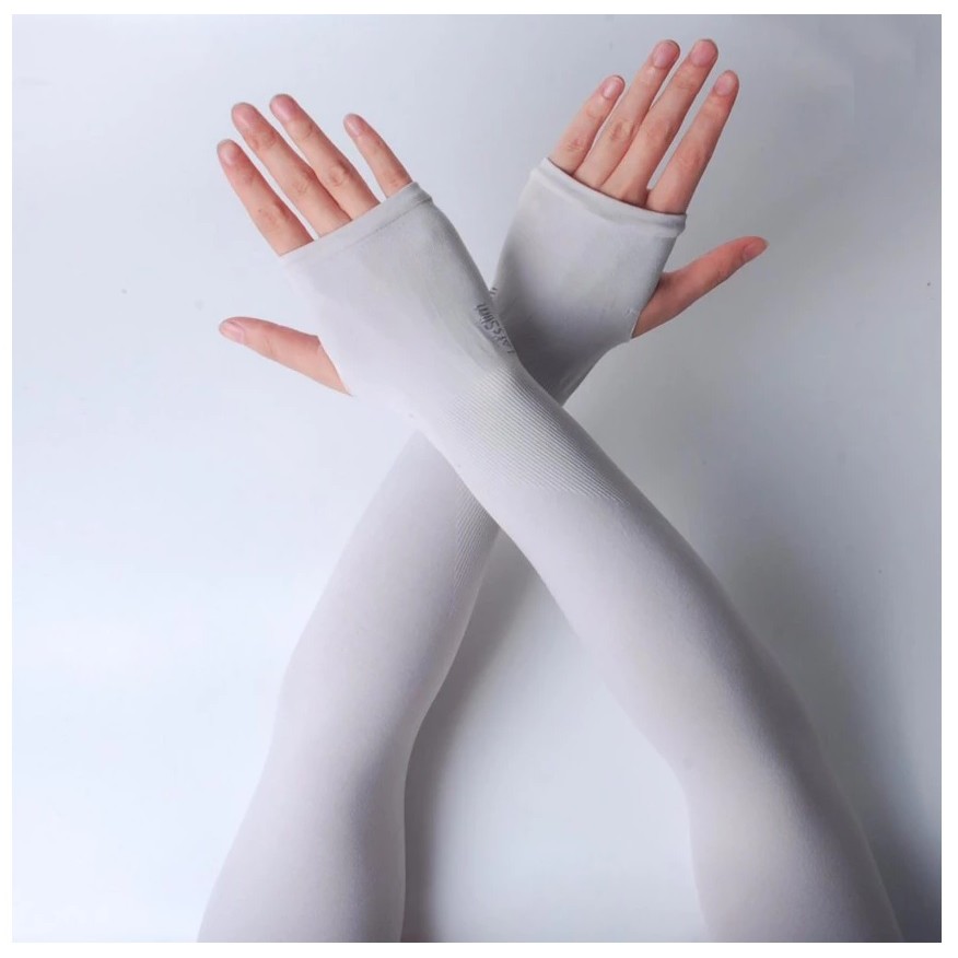 ภาพสินค้าปลอกแขนกันแดด Let's Slim ปลอกแขน กันแสง UV แบบสวมนิ้ว จากร้าน gx_humidifier บน Shopee ภาพที่ 2