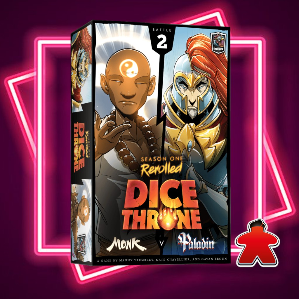 【Board Game】 Dice Throne Season One ReRolled Monk v. Paladin (2021