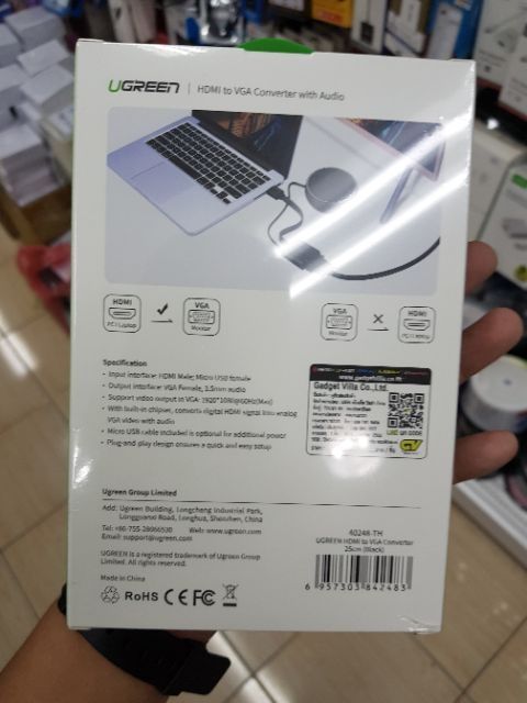 ugreen-hdmi-to-vga-40248-ของแท้รับประกัน-2-ปี