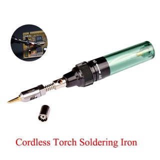Gas Soldering Iron Mt-100 Solder Iron Portable Soldering Wire Rosin Soldering Stand Tweezers Blow Torch Soldering Weldin