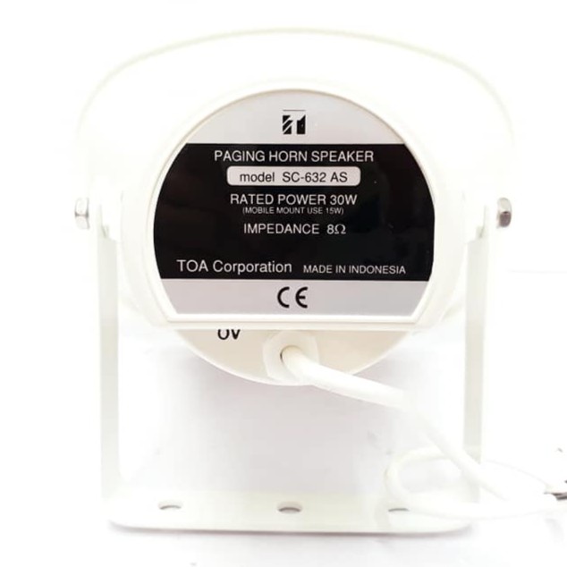 toa-sc-632-as-ลำโพงฮอร์น-30-watts-8-ohms-paging-horn-speaker-30w-กันน้ำ-ip65-ดัง-113-db-ลำโพงฮอร์นราคาถูก