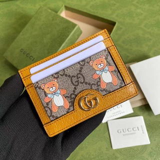 พรี GUCCI & KAI กระเป๋า​บัตรกระเป๋าสตางค์ หนังแท้แบรนด์เนน​