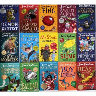 หนังสือใหม่ New Book David Walliams Fing Gangsta Granny Demon Dentist Awful Auntie Code Name Bananas Slime Mr Stink