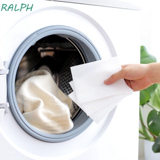 ภาพหน้าปกสินค้าRALPH กระดาษซักผ้า แผ่นดูดซับสี กันเปื้อน กันสีตก สำหรับซักผ้า ทำความสะอาด ที่เกี่ยวข้อง