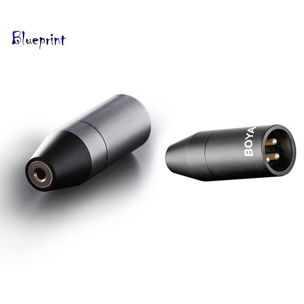 bpboya-3-pin-xlr-male-to-3-5-mm-jack-trs-female-อะแดปเตอร์แปลงสายเคเบิ้ลเสียงไมโครโฟน