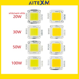 10W 20W 30W 50W 100W ไฟ Led สีขาว / สีขาวไฟพลังงานสูงโคมไฟ 24x44 มล. 32V-34V 3200K-6500K 600-3000MA