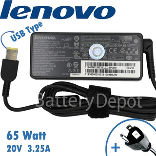 IBM Lenovo Adapter ของแท้ Lenovo G50-30 G50-70 G50-70m G70-35 G70-70 G70-80 สายชาร์จ Lenovo 65w USB อะแดปเตอร์