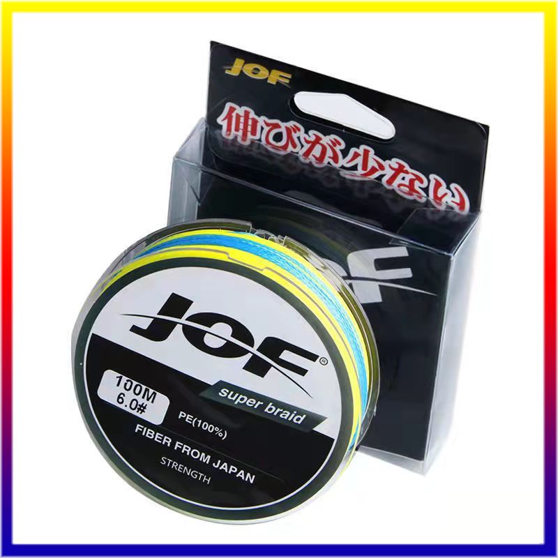 jof-สาย-100-เมตร-pe-ถัก-4-สีเทา-เหนียว-ทน-ยาว-ศูนย์การค้าไทยฟิชชิ่ง-fishing-line-proberos-pe-x4-100m-jof