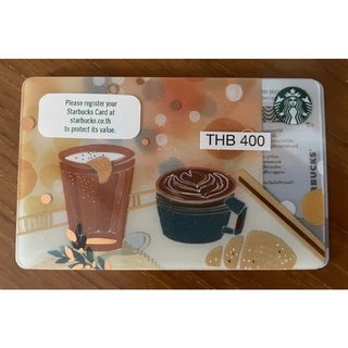 ภาพขนาดย่อของภาพหน้าปกสินค้าบัตรกำนัล Starbucks มูลค่า 100/400 บาท ยังไม่เปิดใช้งาน ยังไม่ขูดพิน (คละลาย) จากร้าน _good.shop บน Shopee