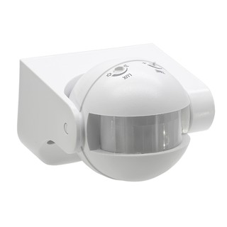 เปิดไฟอัตโนมัติ ตามความเคลื่อนไหว ระยะ 12 ม. 180 องศา ความไวสูง 220V AC PIR Infrared Motion Sensor High Sensitivity