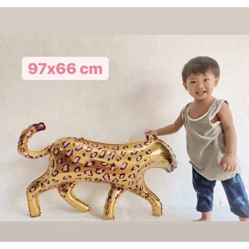 ภาพหน้าปกสินค้าสินค้าพร้อมส่งในไทย ฟอยล์ลูกโป่งเสือ ช้าง ยีราฟ จากร้าน balloon_tualek.shopp บน Shopee