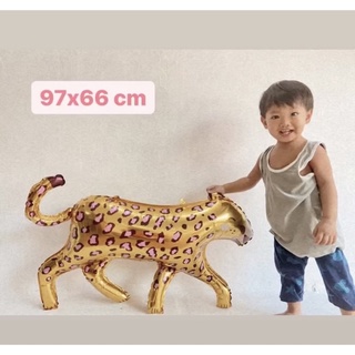 ภาพขนาดย่อของภาพหน้าปกสินค้าสินค้าพร้อมส่งในไทย ฟอยล์ลูกโป่งเสือ ช้าง ยีราฟ จากร้าน balloon_tualek.shopp บน Shopee