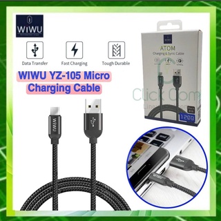 สายชาร์จ WiWU Atom Micro USB Charging and Sync Cable สำหรับ Android รุ่น  yz-105 # พร้อมฟังก์ชั่นชาร์จเร็ว (2.4A Output)