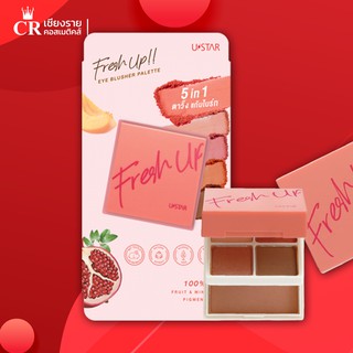 ยูสตาร์ เฟรช อัพ อาย บลัชเชอร์ พาเลท USTAR Fresh up EYE BLUSHER PALETTE  (6 กรัม)