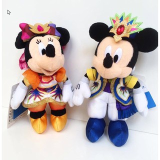 พวงกุญแจเข็มกลัดคู่ มิกกี้มินนี่ Tokyo  Disney Resort