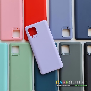 เคส Samsung Galaxy A42 5G มาใหม่ TPU สีพาสเทล สีด้าน สีพื้น ใส่บาง ลดรอยนิ้ว กันกล้อง บาง เบา สีเยอะ