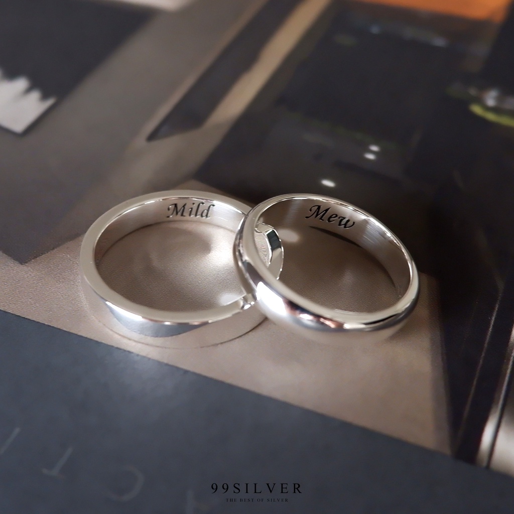 set-แหวนคู่รักสองวง-เงินแท้รุ่นนิยมที่สุดหน้ากว้าง-4-มิลลิเมตร-แบบเรียบและโค้ง-กดสั่ง-1-ครั้ง-ได้แหวน-2-วง-rb1x2-3x2