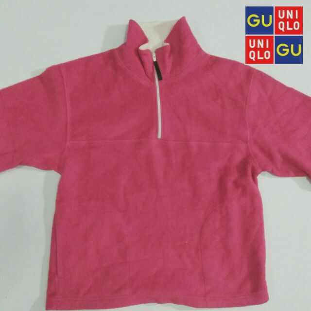 เสื้อfleece-แบลน-gu-uniqlo