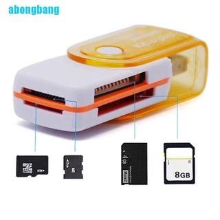 สินค้า Abongbang 4 In 1 เครื่องอ่านการ์ดหน่วยความจํา Usb สําหรับ Ms Ms - Pro Tf Micro Sd High