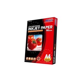 Hi-jet กระดาษอิงค์เจ็ท ผิวด้าน Inkjet Matt Paper 90 แกรม A4 200 แผ่น