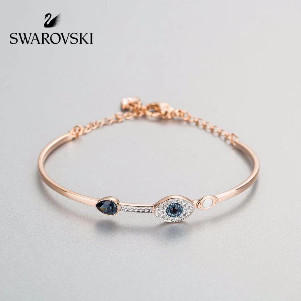 swarovski-กำไลข้อมือ-symbolic-evil-eye-bangle-สวารอฟสกี้-ของแท้-100-ของขวัญ-พร้อมส่ง