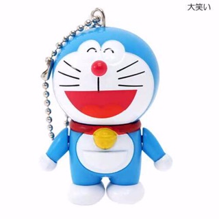 แท้ 100% จากญี่ปุ่น พวงกุญแจ โดเรม่อน Doraemon Cute Plump Lanky Cell Phone Ball Chain (Good Laugh)