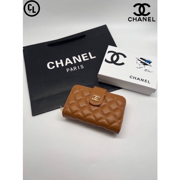 งานเข้าใหม่สวยๆจ้า-กระเป๋าสตางค์-chanel-หนังคาเวียร์